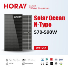 Сонячна батарея 590 Вт Horay Solar Galaxy N-Type TOPCon Bifacial
